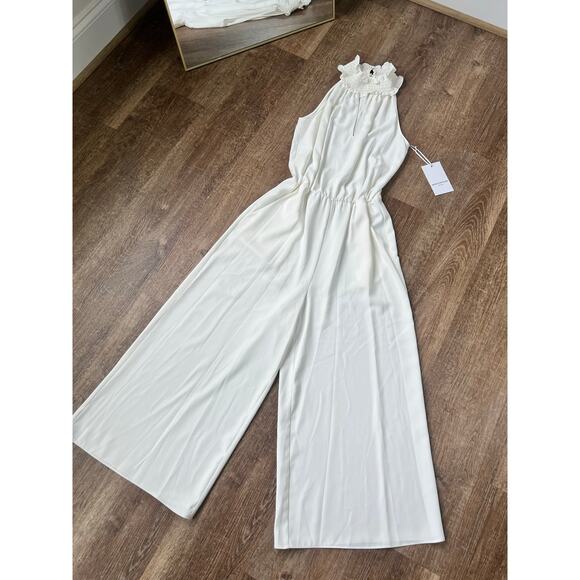 NWT Amanda Uprichard White Bridal Jumpsuit - Picture 2 of 8